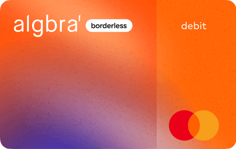 Algbra Borderless Card